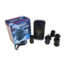 Electric Air Sheesha Pump Kit with 1200 mAh Rechargeable Battery with Led Light Mini Portable Best for Sheesha Hookah
