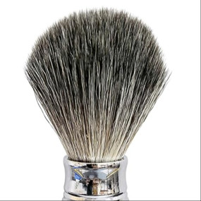 LOOM TREE® Men Shave Brush Professional Face Cleaning Shaving for Him Dad Birthday Gift Argent B | Personal Care | Shaving, Waxing & Beard Care | Manual Razors | Accessories | Shaving Brushes
