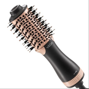 VEGA Litstyle L3 Volumizer Hair Blow Dryer Brush With 3 Heat/2 Speed Settings,360° Airflow Vent,3 in 1 Compact Hot Air Brush For Women,Tourmaline Ceramic Coated Barrel 500 Watts,(VHSD-03),Multicolour