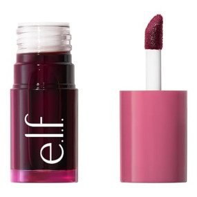 .l.f. Sheer For It Blush Tint, Multi-Use, Long-Lasting Lip & Cheek Makeup, Creates A Natural Flush Finish, Vegan & Cruelty-Free, Plums Up