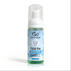 BeautyMom Teeth Whitening Foam - Gentle Dental Whitener for a Brighter Smile