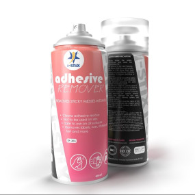 i-STIX Adhesive Remover Spray For Stickers Labels Tape Residue and other sticky substances.