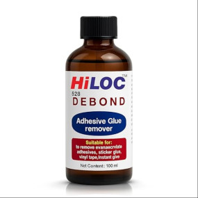 HiLOC Debond Adhesive Remover, 100 ml, Strong Glue Remover For Plastic, Wood, Stickers & Adhesives, Perfect For Household & Professional Use