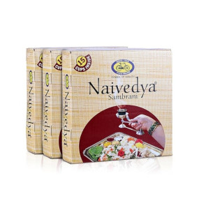 Cycle Pure Naivedya Sambrani Dhoop Cups for Pooja (45 pcs) | Havan Cups for Pooja, Home & Festivals | Natural Guggal Dhoop Original | Dhoop Cones | Pack of 3