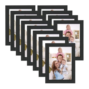 ArtzFolio Wall Photo Frame D222 Black (Set of 12 Units, 4x6inch)