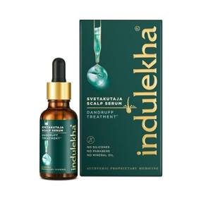Indulekha Svetakutuja Dandruff Treatment Scalp Serum 30ml |Ayurvedic serum for dandruff treatment